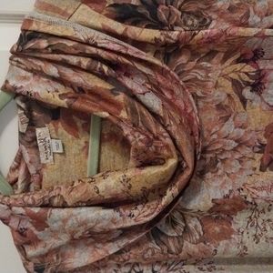 One world sweater knit cowl neck tunic